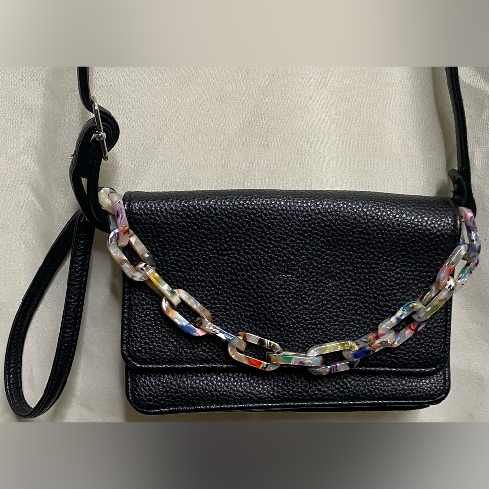 Safe Keepers Black Crossbody/ Wristlet